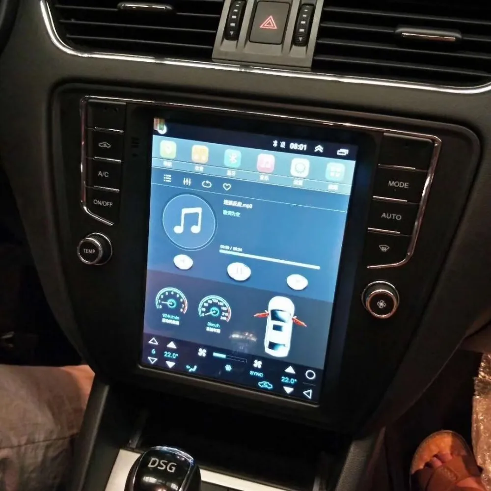 9," Tesla вертикальный экран Android автомобильный мультимедийный Стерео DVD gps навигация для Skoda Octavia A7 Yeti Rapid 2013