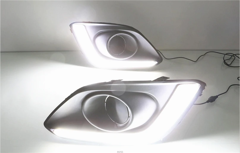 

2 pcs car styling top quality For Suzuki Swift 2014 2015 2016 DRL Driving Daytime Running Light DRL car fog lamp Relay Daylights