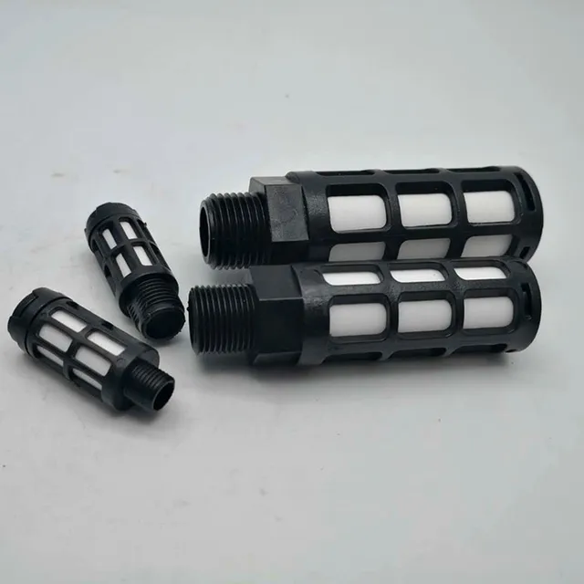 10pcs/lot PSL 02 1/4 Plastic silencer Pneumatic Black bluein Pneumatic