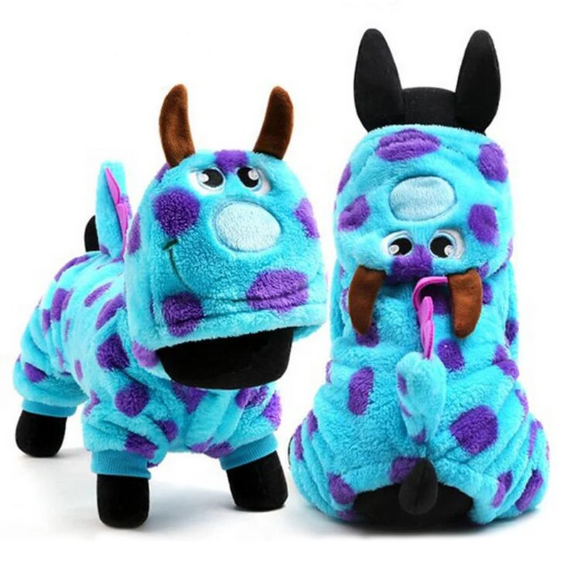 

Dragon Designer Dog Jumpsuit Dress-up Dog Costume Warm Dog Clothes Soft Comfortable Four Legs Clothing For Small Dogs Chihuahua