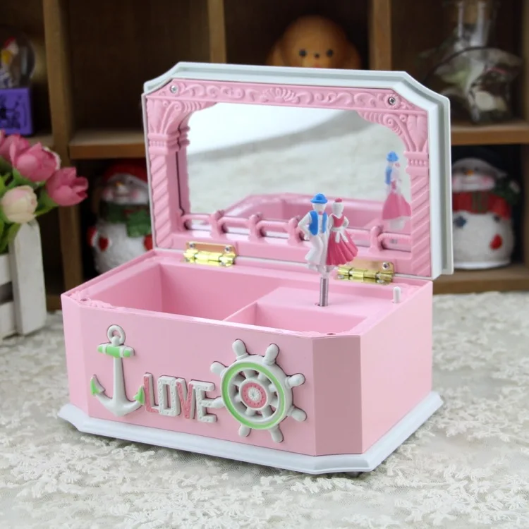 Girls Music Box Christmas Music Jewelry Box Fashion Children Musical Boxes Birthday gifts for