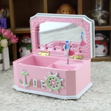 Lovely Music Box Children Jewelry Box Music Box Christmas Birthday Gift Jewelry Storage Box Children Gift Home Decoration JJ071