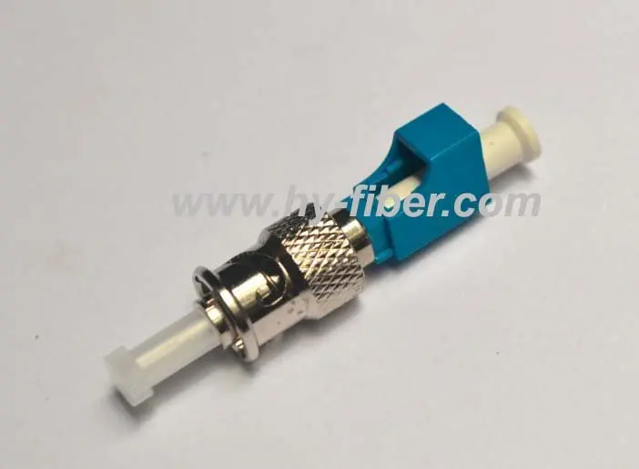 

ST-LC male-female hybrid fiber optical adapter SM or MM