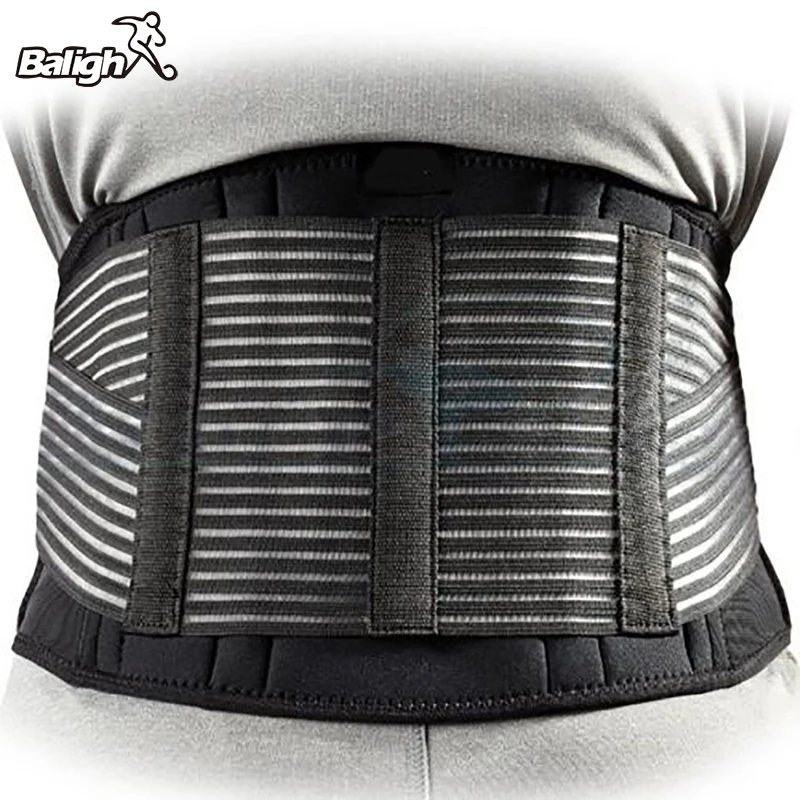 

Men Tourmaline Self-heating Magnetic Therapy Waist Support Sport Waistband Fitness Breathable Brace Lower Back Safety Belt
