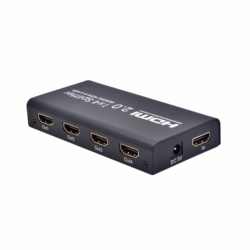 AIXXCO 4K HDMI сплиттер 2,0 1x4 HDMI 2,0 сплиттер HDCP 1,4 HDR сплиттер HDMI 2,0 4K HDMI2.0 сплиттер для DVD PS3 PS4