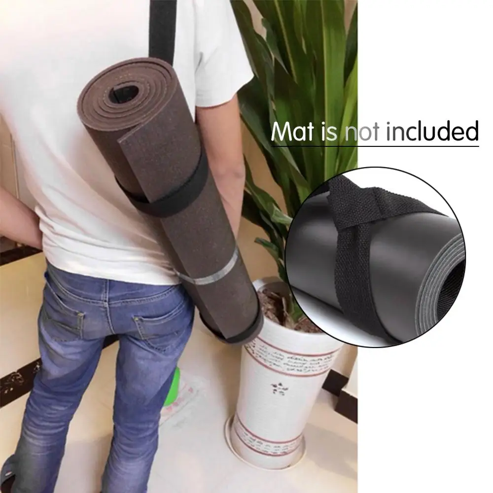 Cotton Yoga Mat Carrying Strap Slings Belts Stretch Adjustable Yoga Mat Shoulder Strap For Gym Sport Exercise (5)