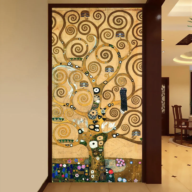 

photo wallpaper 3D wallpaper abstract style landscape painting impressionist style mural commerce lobby wallpaper