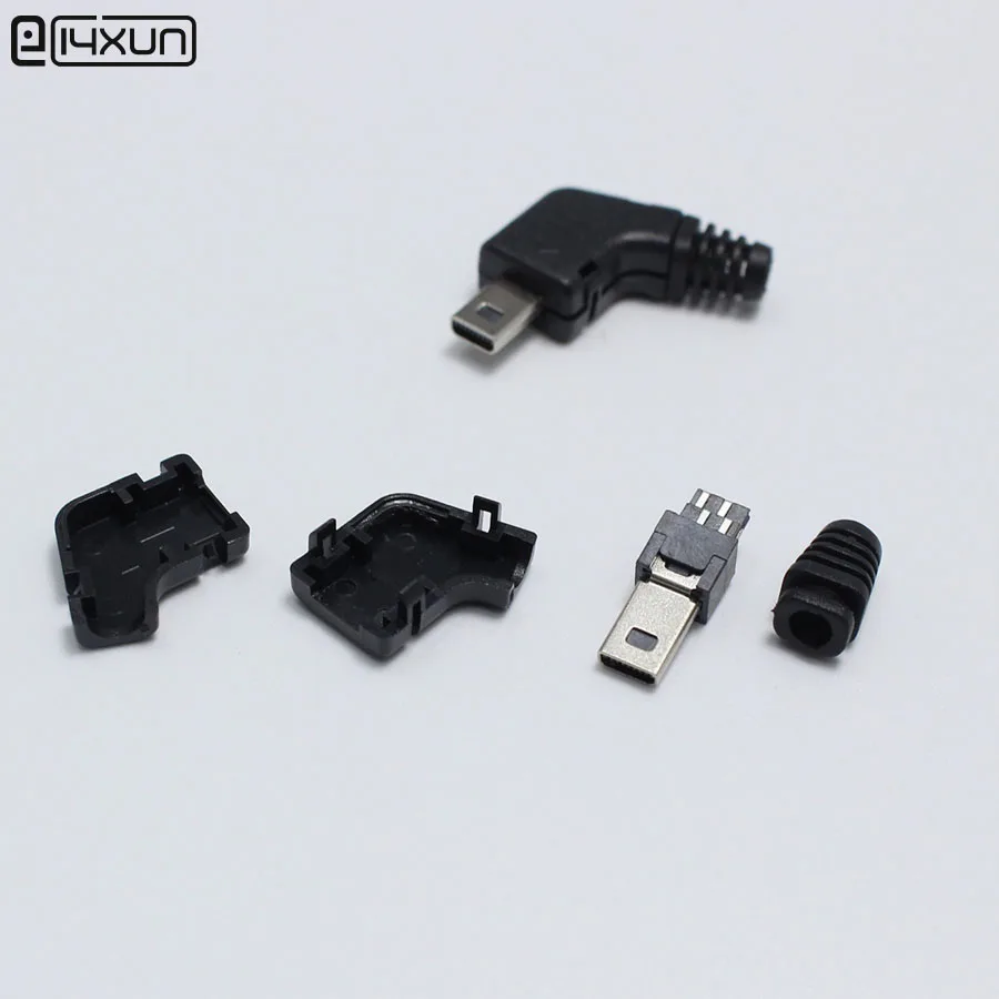 4 в 1 никелированный угловой разъем для цифровой камеры|4 pin male|8 maleplug connector |