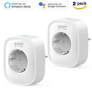 

2PCS Smart Plug Gosund Classic hot sale EU Wifi Remote control SP1 Power Socket