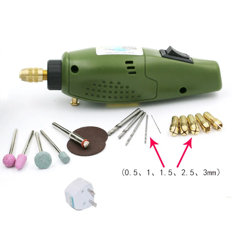 Super Mini Electric Grinding Set 12V DC Drill Grinder Tool For Milling