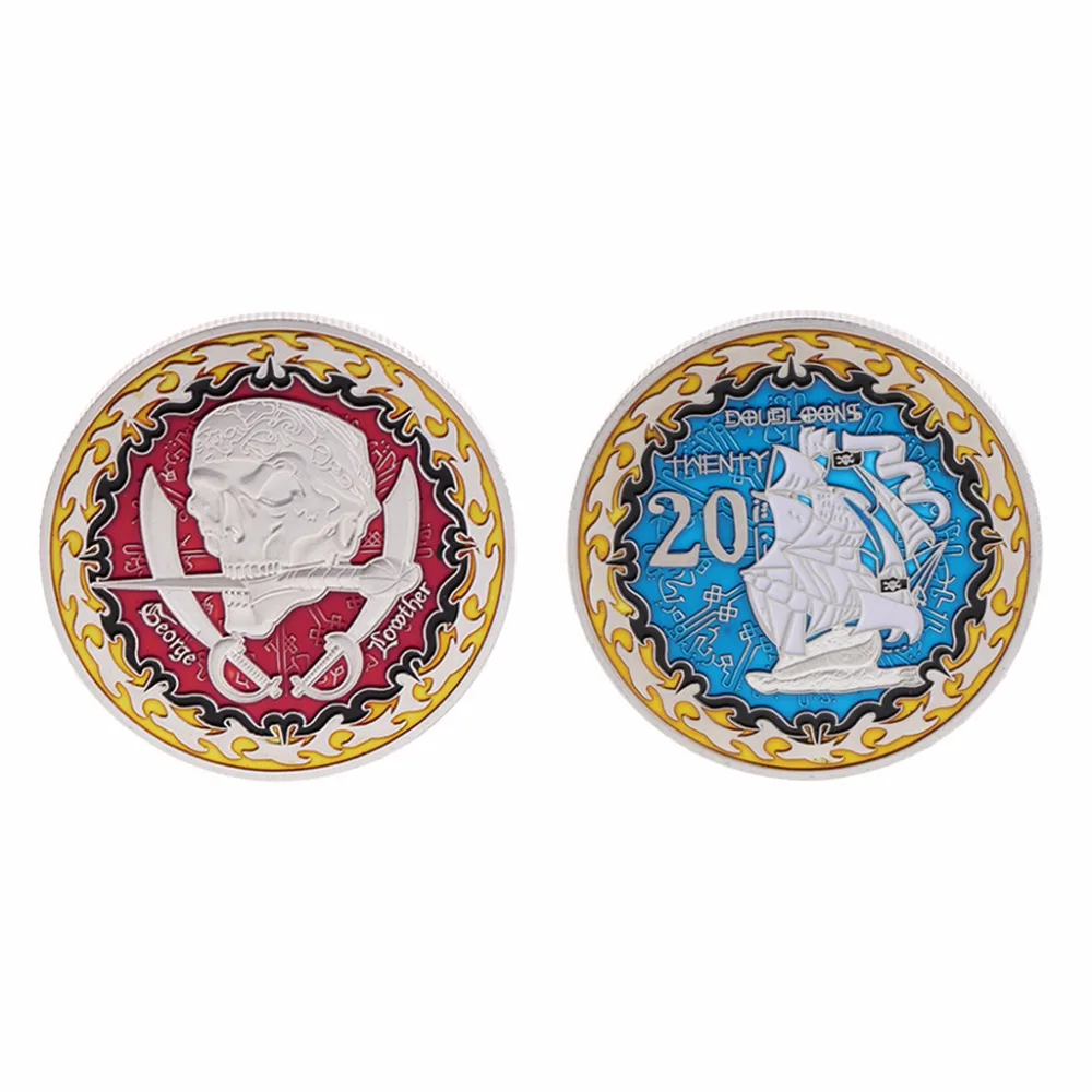 

High Quality Commemorative Coin Famous Pirate George Storage Collection Arts Gifts Souvenir MAY-24A