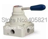 

4HV410-15 4 way 2 position Manual Hand lever Pneumatic Valve 1/2" BSPT Hand Return