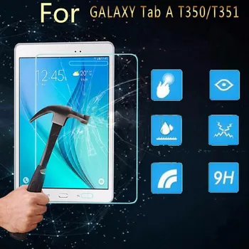 

Clear Tempered Glass Film Screen Protector For Samsung Galaxy Tab A 8.0 T350 pad tabelt Screen Protector new A30