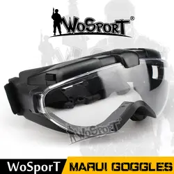 WoSporT тактический военный Marui противотуманные очки сопротивление защитные очки линзы очки для наружного страйкбол Пейнтбол Охота