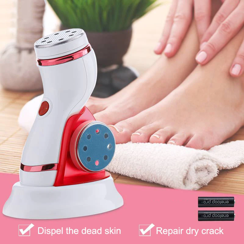 2018 Electric Foot Pedicure Smooth Heels Callus Remover Feet Roller