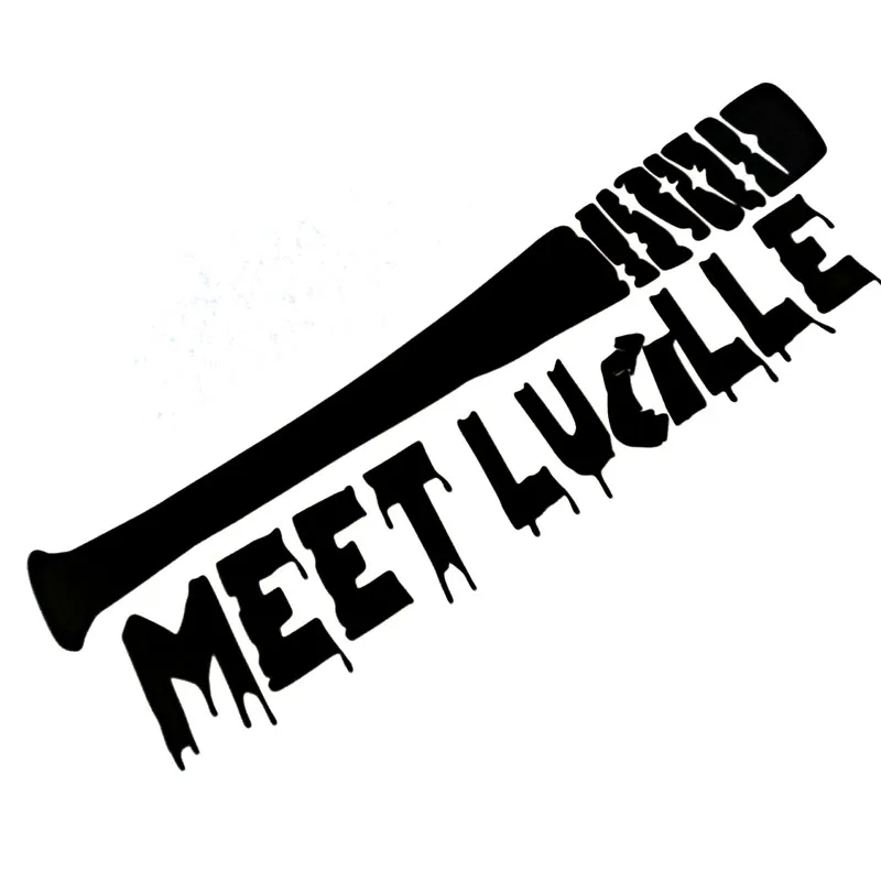 Download 14.1cm*11.4cm Funny The Walking Dead MEET LUCILLE Negan ...