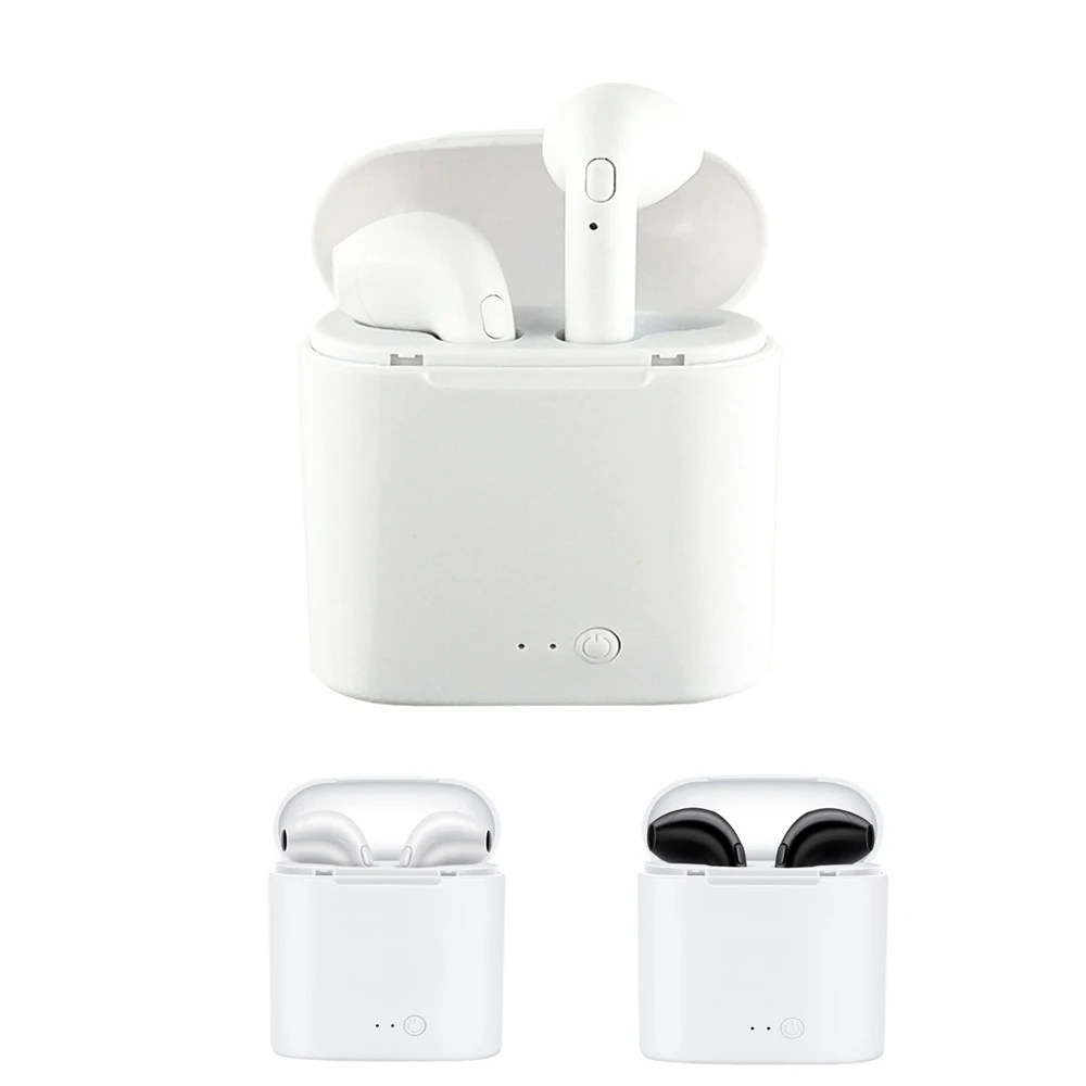 

Tws i7 Wireless Bluetooth Earphones Stereo Sports Earphone for iPhone 7 plus 7 6s 6 plus Samsung xiaomi for Huawei Charging Box