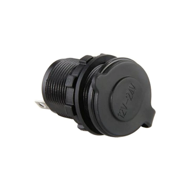 

1pcs Heat Resisting Plastic Waterproof Power Socket DC12-24V Motorcycle Car Cigarette Lighter Socket Plug Power Outlet