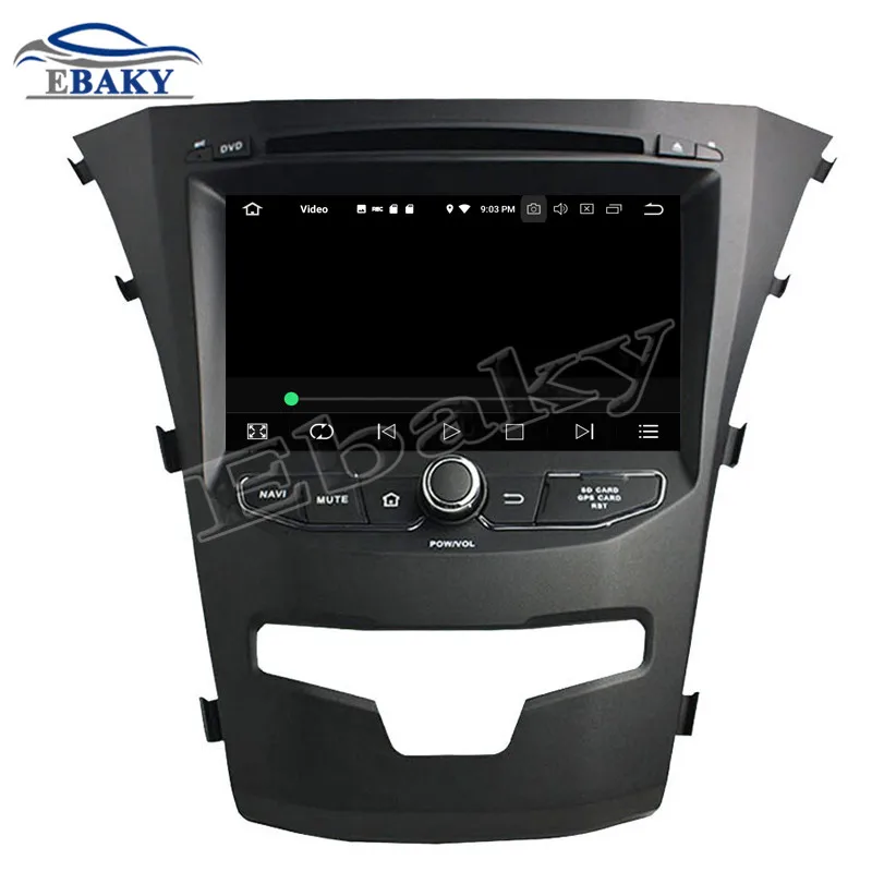 Top NaviTopia 7inch 4GB RAM 64GB ROM Octa Core Android 9.0 Car DVD Player For SsangYong Korando 2014/GPS/WIFI 16