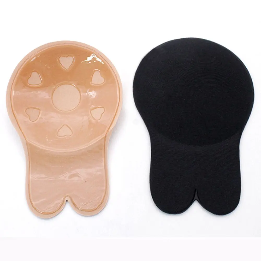 

1 Pair Women Self Adhesive Push Up Bra Crop Top Silicone Nipple Cover Stickers Women Invisible Bra Strapless
