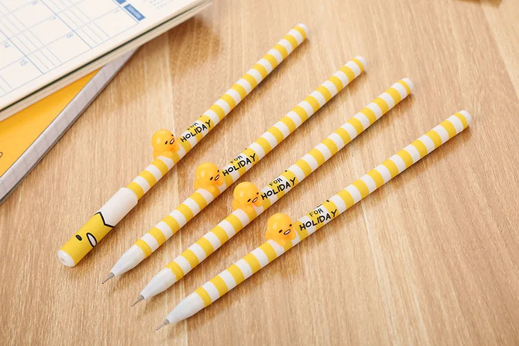 Criativa dos Desenhos Artigos de Papelaria Escolar de Escritório Adorável Neutro Caneta Animados Escrevendo Estudantes Água-baseado Diversão Material Atacado 40 Pçs Ovo 10 estudantes água-baseado diversão material escolar de escritório atacado
