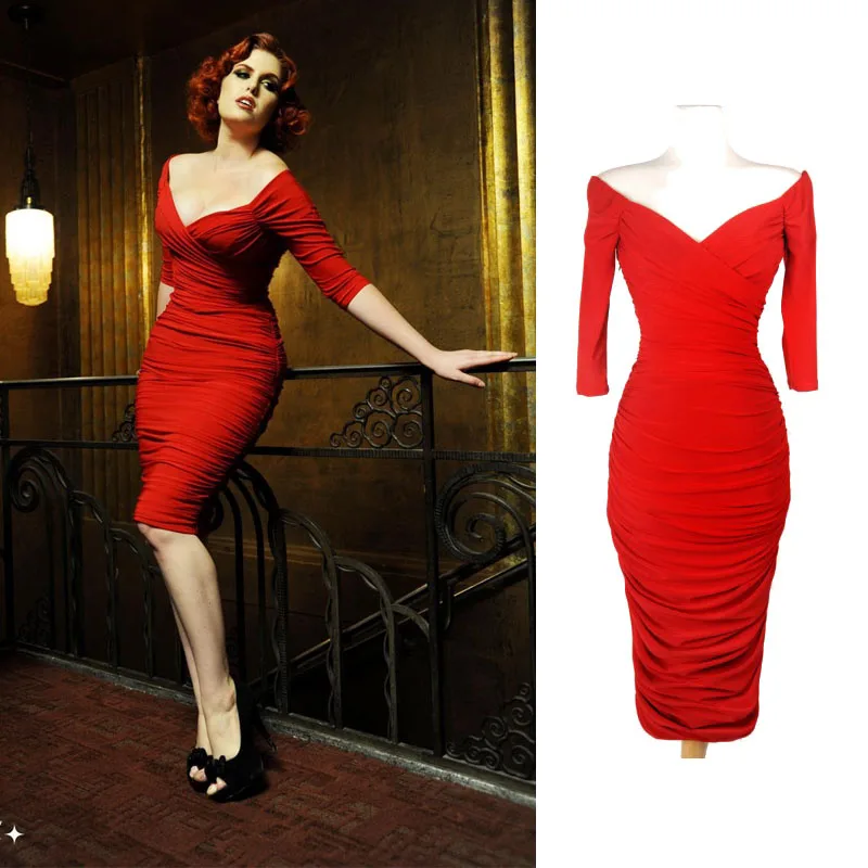 50s wiggle dress