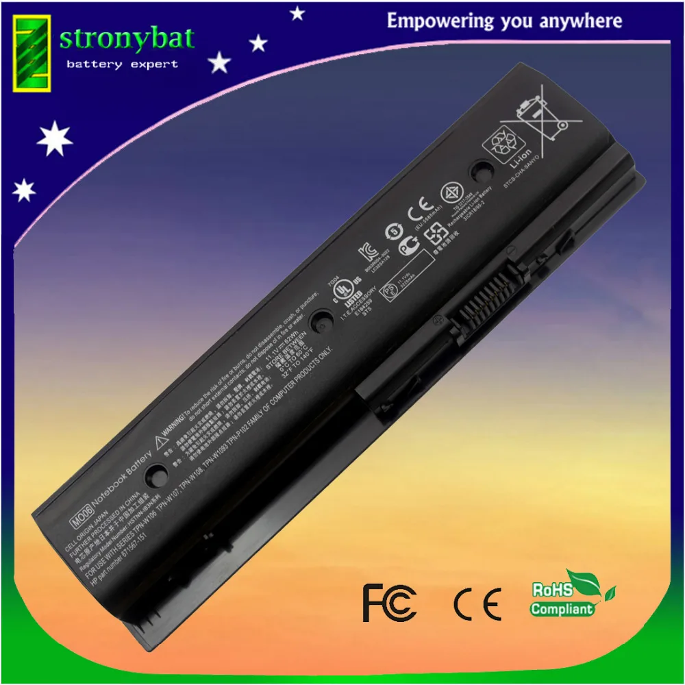 Аккумулятор для ноутбука HP Envy dv4 5200 m6 Pavilion dv6 7200 MO06 H2L55AA|laptop high capacity battery|battery powered