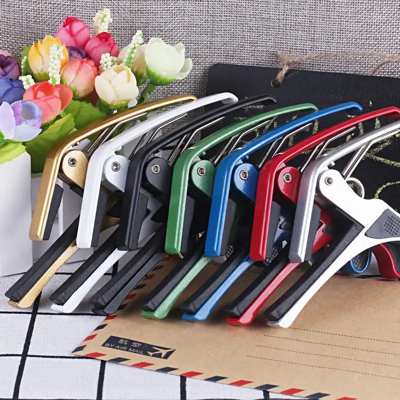 

New Colors Quick Change Clamp Key Acoustic Classic Guitar Capo For Tone Adjusting for Electric Acoustic Guitar Ukulele New