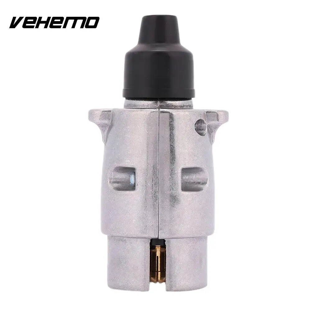 12 V 7Pin круглый металлический штекер Адаптер для проводки для прицепа фары для фургона лампы
