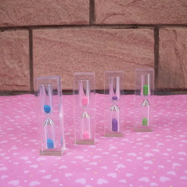 

3 Minutes Glass Sand Hourglass Ornaments Countdown Timing Modern Resin Sandglass Sand Clock Timer Home Decoration Birthday Gifts