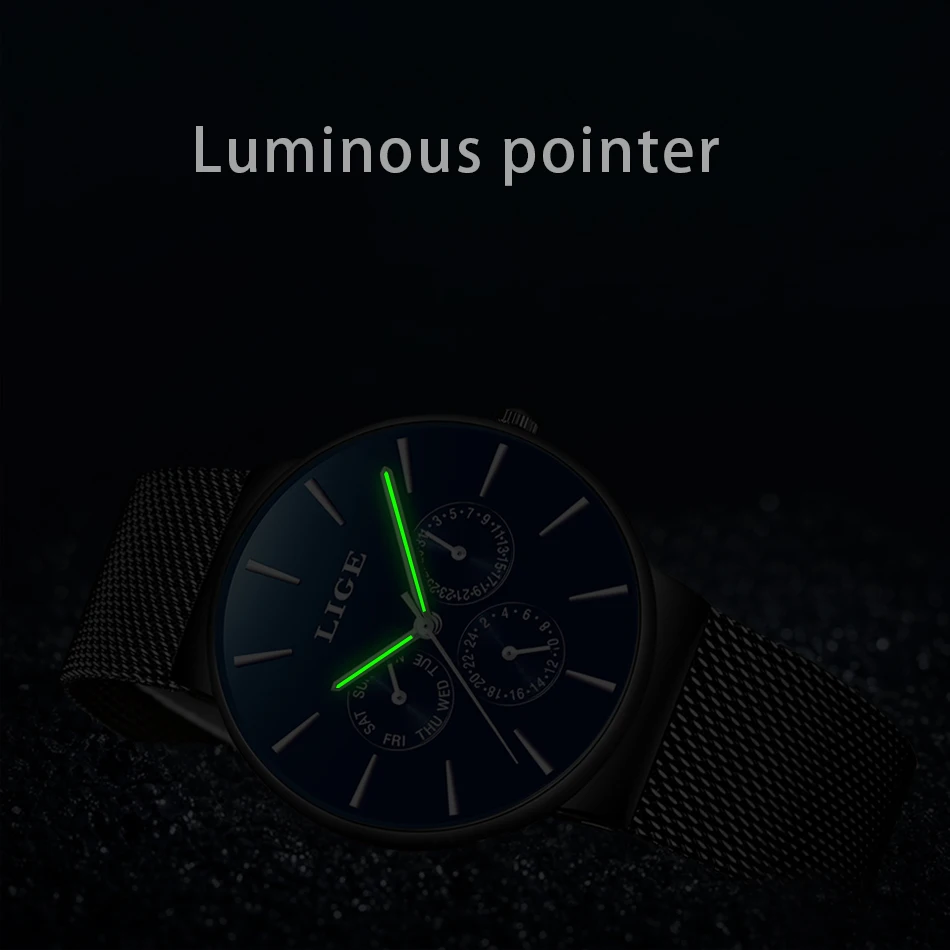Мужские наручные часы reloj hombre повседневные кварцевые с сетчатым ремешком