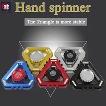 BD Multi Color Triangle Gyro Finger Spinner Fidget Metal EDC Hand For Autism/ADHD Anxiety Stress Relief Focus Toys Gift 5 styles