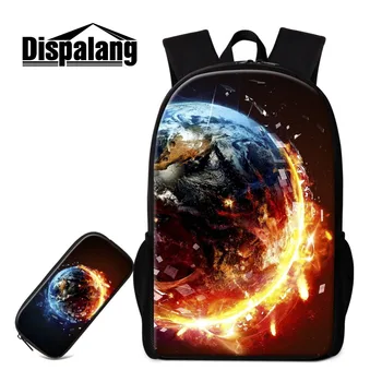 

Dispalang Women Backpack Universe Space Backpack With Pencil Case Sets School Bags For Teenage Girls Boys Galaxy Bookbag Mochila