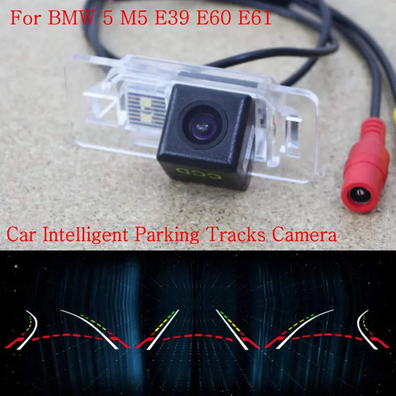 

Lyudmila Car Intelligent Parking Tracks Camera FOR BMW 5 M5 E39 E60 E61 / Back up Reverse Camera / Rear View Camera / HD CCD