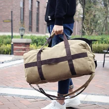 2019 Male Travel Bag Large Capacity Men Hand Luggage Travel Duffle Bags Canvas Weekend Bags Multifunctional Travel Bags 2018 new men travel bag large capacity multifunctional hand bag waterproof big duffle bag weekend business luggage travel bags