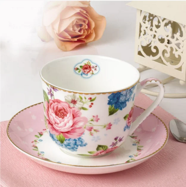 Luxury Gold Plated Large Bone China Coffee Cup And Saucer Set Luxury Gold Plated Large Bone China Coffee Cup And Saucer Set Breakfast Gift