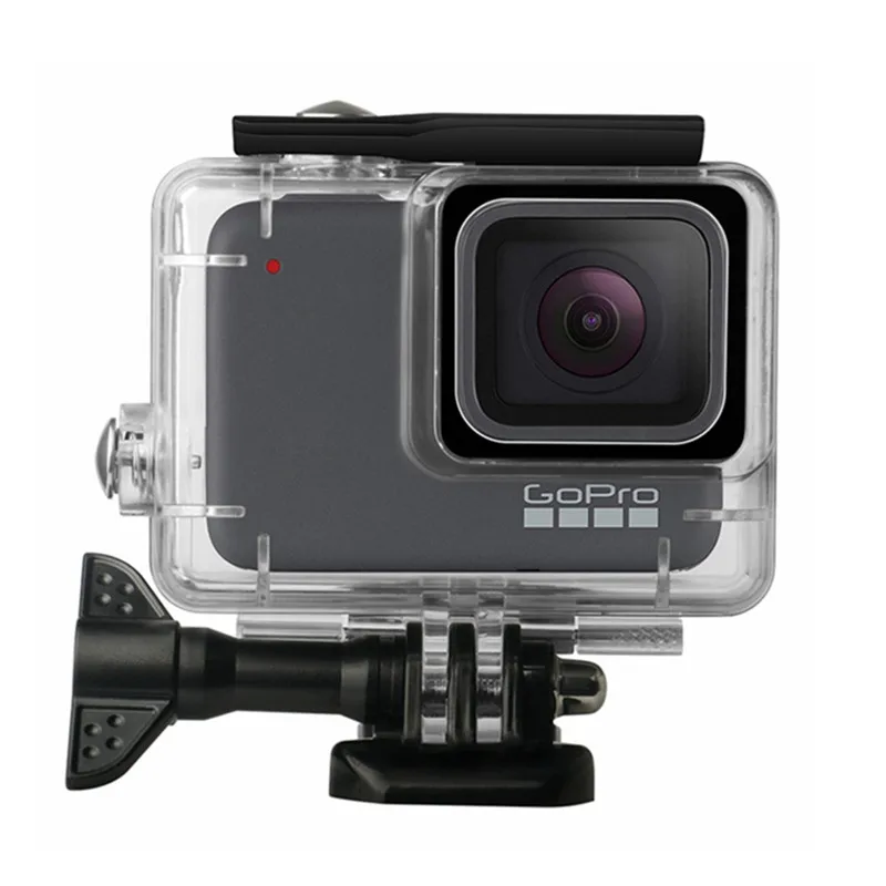 Водонепроницаемый чехол для дайвинга корпус Gopro Hero 7 Silver &amp белый подводной