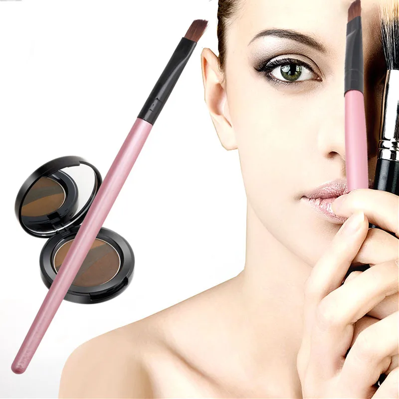 YAS 1Pc Fashion Beauty Angled Eyeliner Eyebrow Brush Makeup Cosmetic