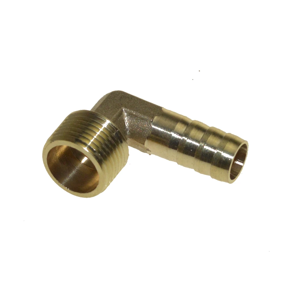 Шланг Барб мужской BSP резьба Локоть Латунь Колючая штуцер соединитель Адаптер