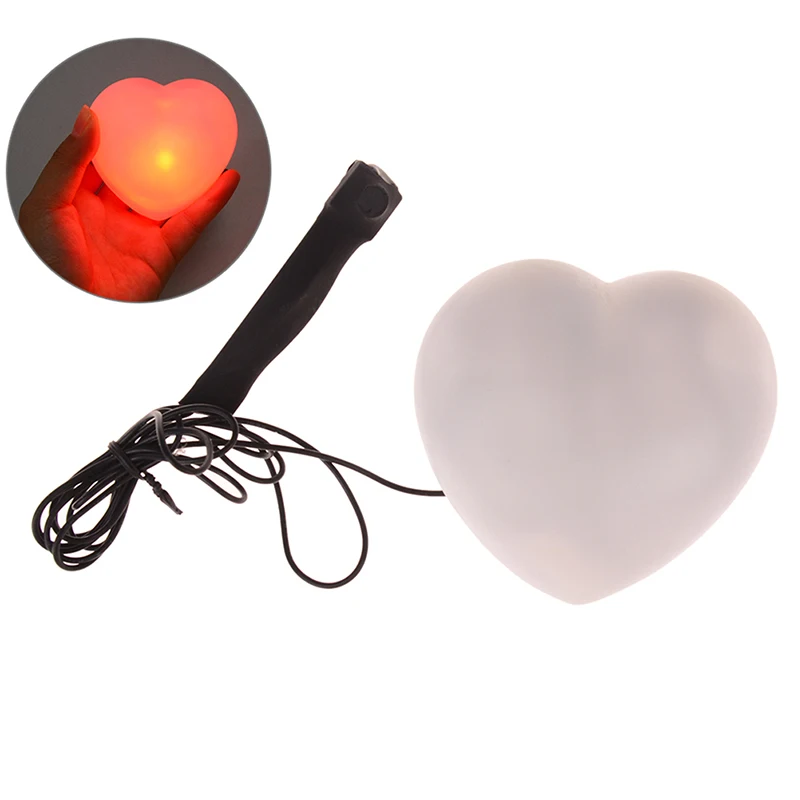 

Heart Light (Red Color) Magic Tricks Stage Close Up Illusion Gimmick Lovely Comedy Light Appearing / Disappearing Magica