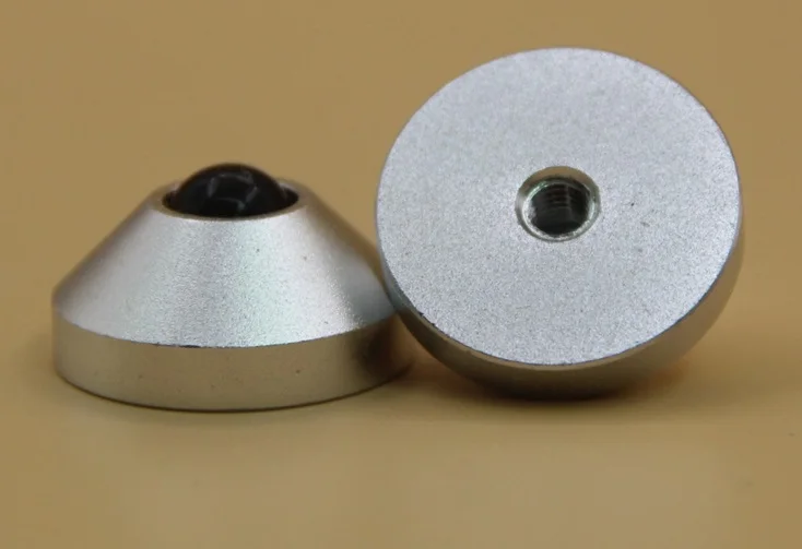 Mechanical keyboard metal  Anodized CNC Aluminum Cone Feet alu support  pad 104 best office keyboard