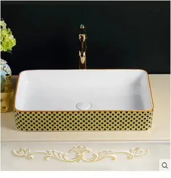 

The sink on the stage basin Ceramic art basin rectangle basin sink lavatory toilet