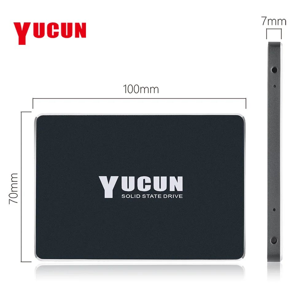 YUCUN бренд SATAIII SSD 240 ГБ 480 Внутренний твердотельный накопитель 2 5 дюймов HDD жесткий