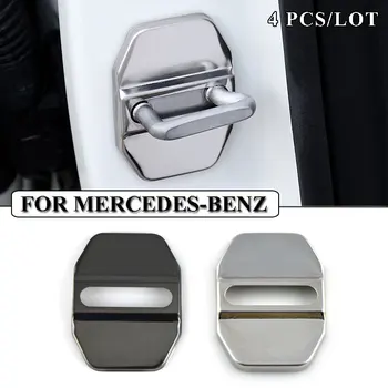 

Ceyes Car Styling Stainless Steel Car Door Lock Cover Case For Mercedes Benz W211 AMG W204 W210 W203 Cla Accessories Car-Styling