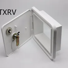 Караван Аксессуары Campre лодка, дом на колесах ключ замок Многоцелевой Кабельный люк белый