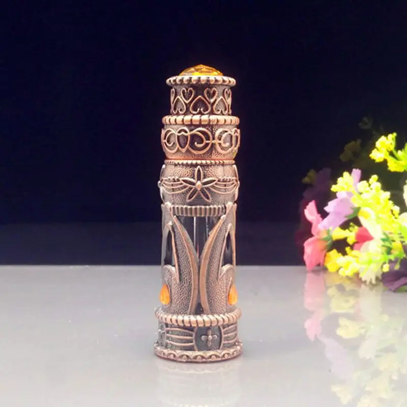 Флакон парфюмерный из металлического сплава 5 мл|perfume bottle|essential oil vialsample containers |