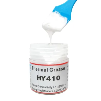 

HY410 10g Syringe Thermal Grease gray CPU Chip Heatsink Paste Conductive Compound ABS Cooling Radiator Cooler