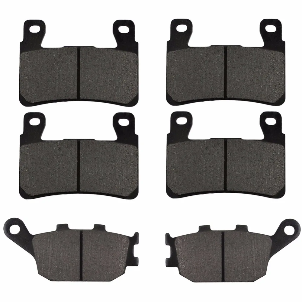 

Motorcycle Front and Rear Brake Pads for HONDA CBR600RR CBR600 RR 2003-2004 Black Brake Disc Pad Kit