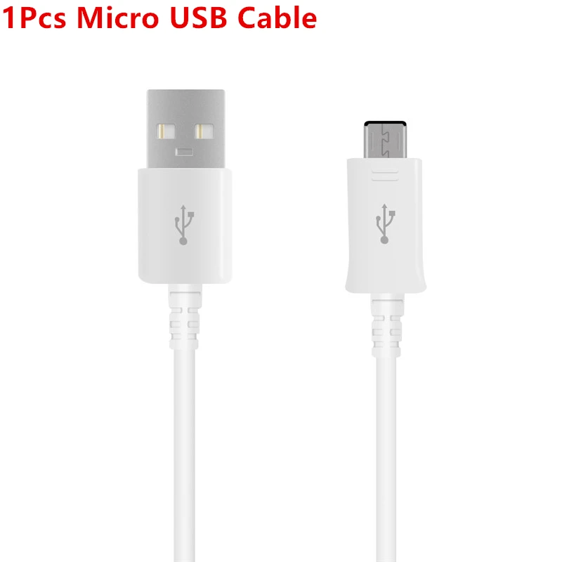 Для Xiao mi Red mi 7A 7 Go 4X 4A 5 Plus Note 3 4 4X 5A 5 6 Prime Pro mi Play настенное зарядное устройство адаптер для путешествий EU 1 м usb кабель для зарядки - Тип штекера: Micro USB Cable