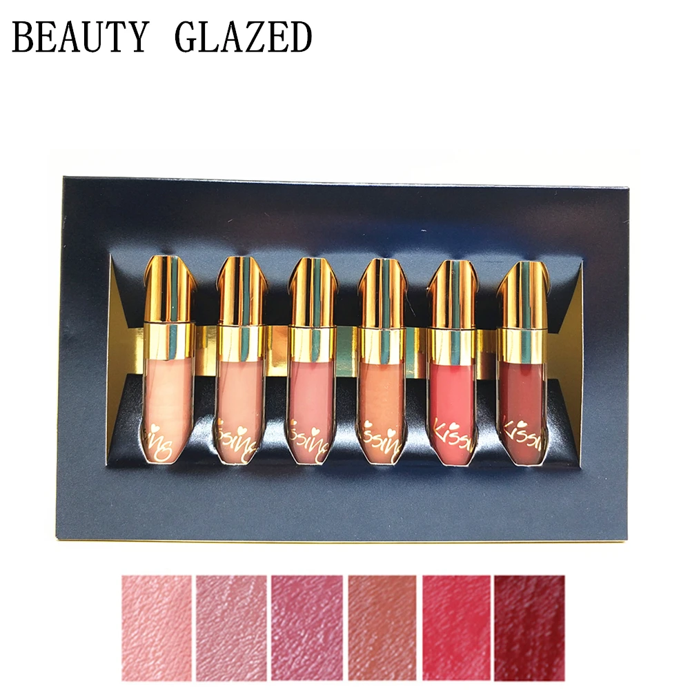 

Beauty Glazed ot exquisite lipstick set mini birthday edition koko collection matte lip gloss liquid lip kit lipkit cosmetics